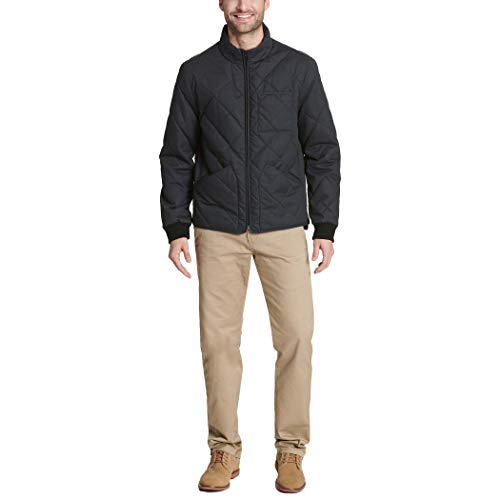 DOCKERS Men's Quilted DEPOT Bomber Jacket Green for sale online eBay