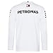 Mercedes Benz AMG Formula 1 Petronas White 2018 Long Sleeve Drivers T-Shirt