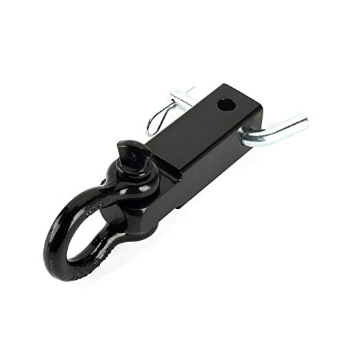 Orion Motor Tech Clevis Shackle Hitch Hook Receiver with 3/4" D Ring