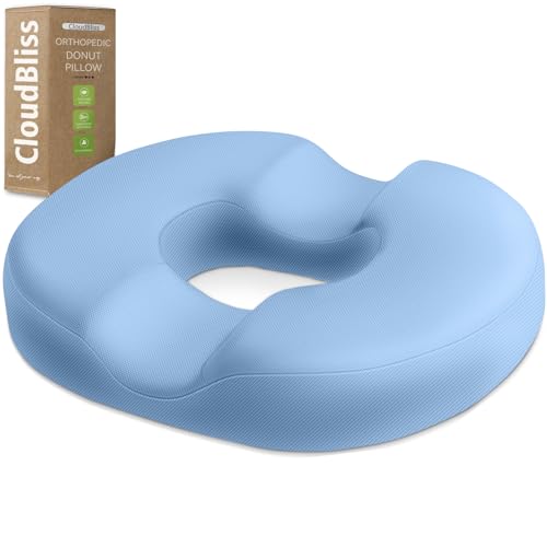 CloudBliss Memory Foam Donut Seat Cushion