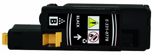 EPS Compatible Replacement for Dell 1250c 1350cnw 1355cn High Yield Black Toner Cartridges - 4 pk ( BCMY )