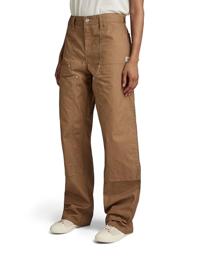 G-Star Women's Judee Carp Pants, Brown (dk fawn D24396-D387-7172), 26W / 32L