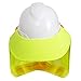 Hard Hat Neck Sun Shade With Visor - Reflective Stripe - High Visibility and Elastic for Safety Hard Hat Helmets One Size Fits All - Yellow
