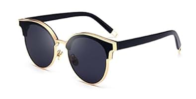 GAMT Cat Eye Sunglasses Round Designer Oversized