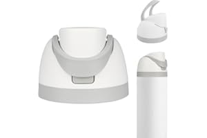 GOWEGO Replacement Lid for Owala Freesip, Compatible with Owala 16 oz, 24 oz, 32 oz, 40 oz Cups, One-Button Leak-Proof Water Bottle Top Lid, BPA-Free Lid Replacement Accessories
