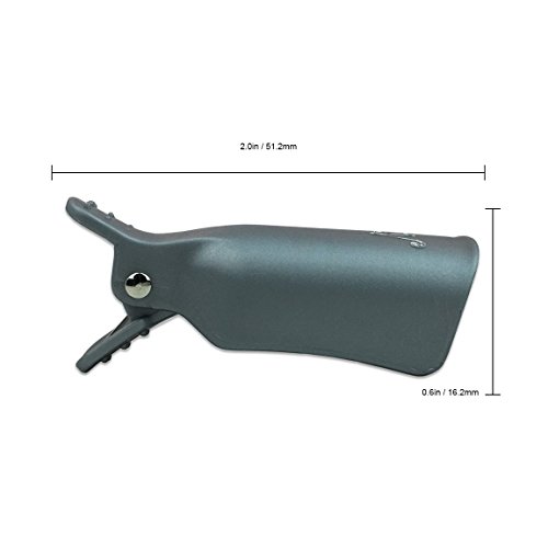 Pana 10 Pcs High Quality Reusable Acrylic Nail Soak Treatment UV Gel Polish Remover Clip Cap Manicure Tool (Silver Color)