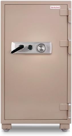 Mesa Safe MFS120C All Steel 2 Hour Fire Safe with Combination Lock, 6.8-Cubic Feet, Tan