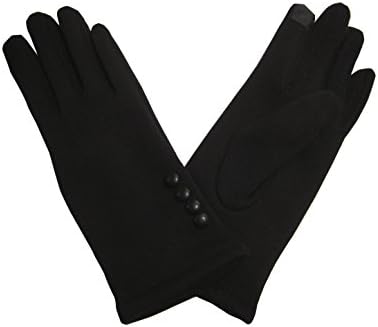 Womens Winter Gloves w/ Screen Touch Texting - Warm &amp; Lightweight - Black (X-Large)
