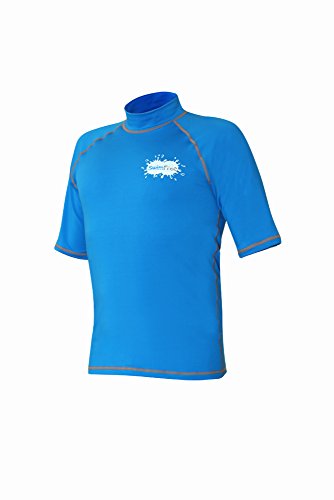 Swimfree Men's UPF 50+ Breaker Short Sleeve Rashguard Swim Tee (XX-Large)