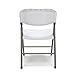 OFM ESS Collection Plastic Folding Chair, Pack of 4, in White (ESS-5000-WHT)