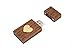 Walnut Wood USB 2.0 8GB Flash Drive - Heart Veneer Love Design - With Handmade Paperbox - Filled with Raffia Grass