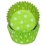 Lime Green Cupcake Liners Mini Size 100 count