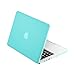 TopCase Turquoise Rubberized Hard Case Cover for Apple MacBook Pro 13.3