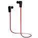 In-Ear Bluetooth Headphones, Jarv NMotion Advance Lightweight Wireless Earbuds w/ On-Board Controls and HD Premium Sound - Red