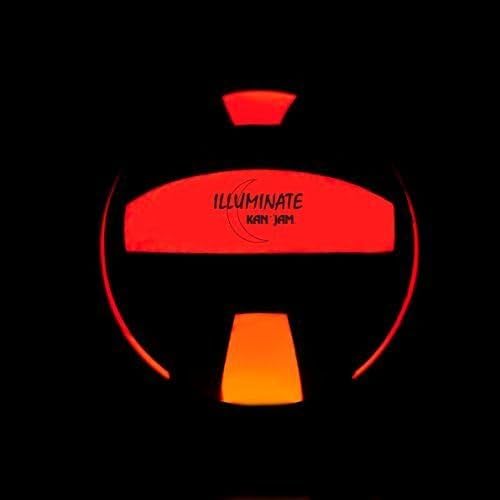 Kan Jam Illuminate Ultra-Bright LED Light-Up Glow Volleyball Official Size