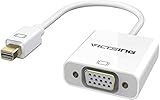 VicTsing Mini DisplayPort to VGA Adapter, 1080P Full HD Gold Plated Thunderbolt Mini DP to VGA for Apple MacBook, MacBook Pro, MacBook Air, iMac, Mac Mini, Mac Pro,White