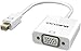 VicTsing Mini DisplayPort to VGA Adapter, 1080P Full HD Gold Plated Thunderbolt Mini DP to VGA for Apple MacBook, MacBook Pro, MacBook Air, iMac, Mac Mini, Mac Pro,White primary