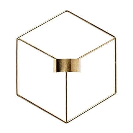 Amazon Com Candle Holders Geometric Candlestick Metal 3d