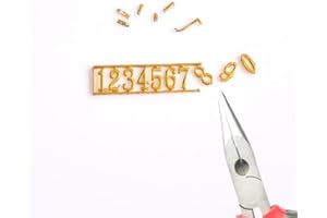 Dolls House Miniature Set Of Numbers Door Accessory