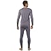 ViCherub Men’s Thermal Underwear Set Fleece Lined Long Johns Winter Base Layer Top & Bottom 1 or 2 Sets for Menthumb 4