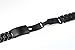 ZEIGER Men B011 Replacement Metal Waist Watch Band (Stainless Black 22mm)