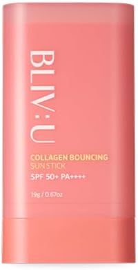 BLIV:U Collagen Bouncing Sun Stick SPF50+ PA++++ 19g Face Body Korean Skincare