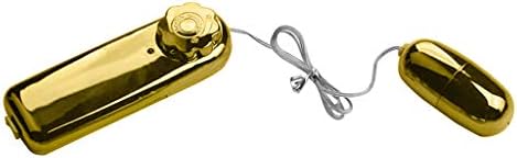 dingling372 Novelty Mini Electric Toys for Women and Couples - High Speeds - Remote Control - Portable Size -100% Waterproof - Ultra-silent - Perfect Party Gifts (Gold)