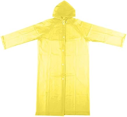 yellow raincoat with hood