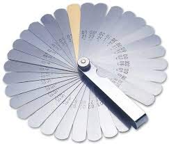 A&S TOOL; SHOP@ 1 Set Metric Feeler Filler Gauge with 20 Blades Feeler Valves Measure Tool