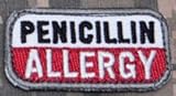 PENICILLIN ALLERGY Morale Patch