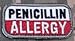 PENICILLIN ALLERGY Morale Patch
