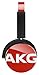 AKG Y50 Red On-Ear Headphone with In-Line One-Button Universal Remote/Microphone, Red