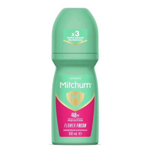 Mitchum Women 48HR Protection Roll-On Deodorant & Anti-Perspirant, Flower Fresh, 100 ml