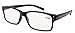 Eyekepper Vintage Reading Glasses for Men - 5 Pack Spring Hinges Classic Readers - Black Frame +2.50