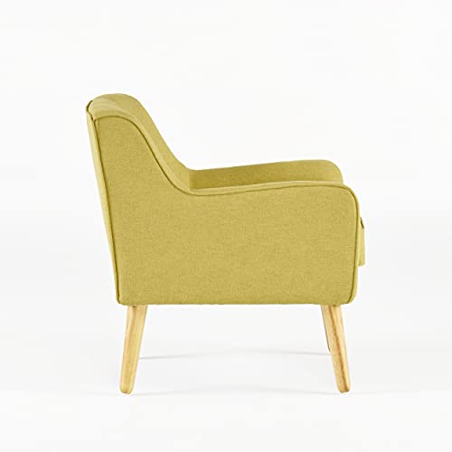Christopher Knight Home Felicity MidCentury Fabric Arm Chair, Wasabi