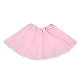belababy Girl Skirts 3 Layers Organza Baby Tutu, 31 Colors, Pink