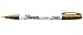 SHARPIE Oil-Based Paint Marker, Extra Fine Point, Gold, 1 Count - Great for Rock Painting (35532)
