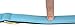Soft Touch Collars Leather Padded Dog Collar, Large Tan with Teal Padding, Real Genuine Leather, 24