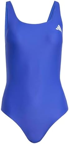 Femme V-Back Swimsuit Swimwear, Semi Lucid Blue, 30
