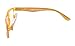 Reduce Eyestrain,Anti Blue Rays,UV Protection Computer Reading Glasses(Black-Yellow,Amber Tinted Lenses) +2.0