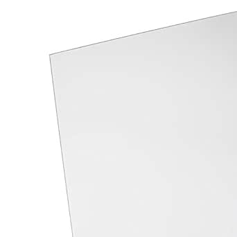 OPTIX Clear Acrylic Plastic Sheet - 0.093 Clear - 11 in. x 14 in. - 1 Pack – Clear Plastic Sheet, Glass Replacement