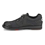 Dexter mens Bowling Shoes, Grey/Black, 12 US