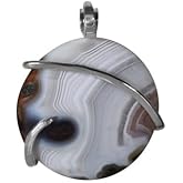Crazy Lace Agate Pendant Necklace 925 Sterling Silver by Isabella Roth