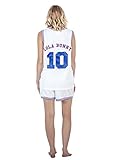 Space Jam Tune Squad Logo Lola Bunny #10 White Basketball Jersey