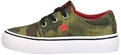 DC Unisex-Child Trase TX SE Skate Shoe, camo, 10.5M