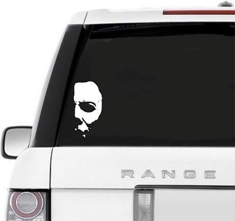 A&B Trader’s Car Decals Michael Myers Creepy Half