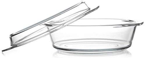 Round heatproof dish with lid 2,1L