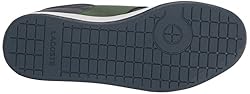 Lacoste Men's Carnaby Legacy Sneaker, NVY/GRN, 11.5