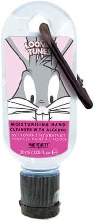 Mad Beauty Looney Tunes Bugs Bunny Gel Hand Cleanser 30ml Rose Scent