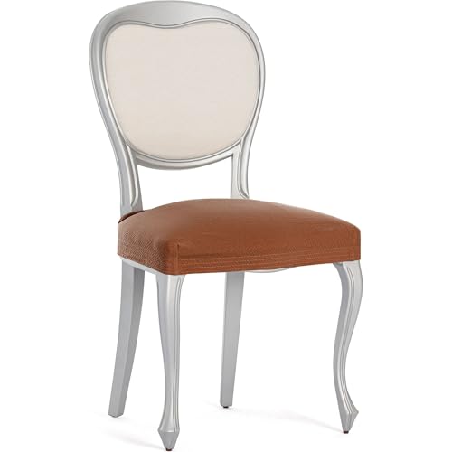 ECOMMERC3 | Pack of 2 Breathable Bi-Elastic Chair Covers – 2 Boiler Colour Chair Covers Fit Protection Against Daily Wear, Easy to Put on and Remove